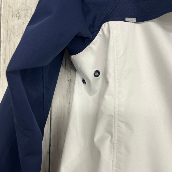 Polo Golf Blue White Lightweight Full Zip 122nd US Open Windbreaker Jacket - Picture 6 of 16